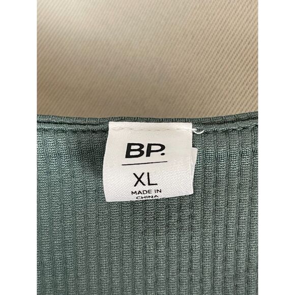 BP. Ribbed Bodysuit Sage Green Sleeveless Tank Style Size XL - Picture 3 of 4